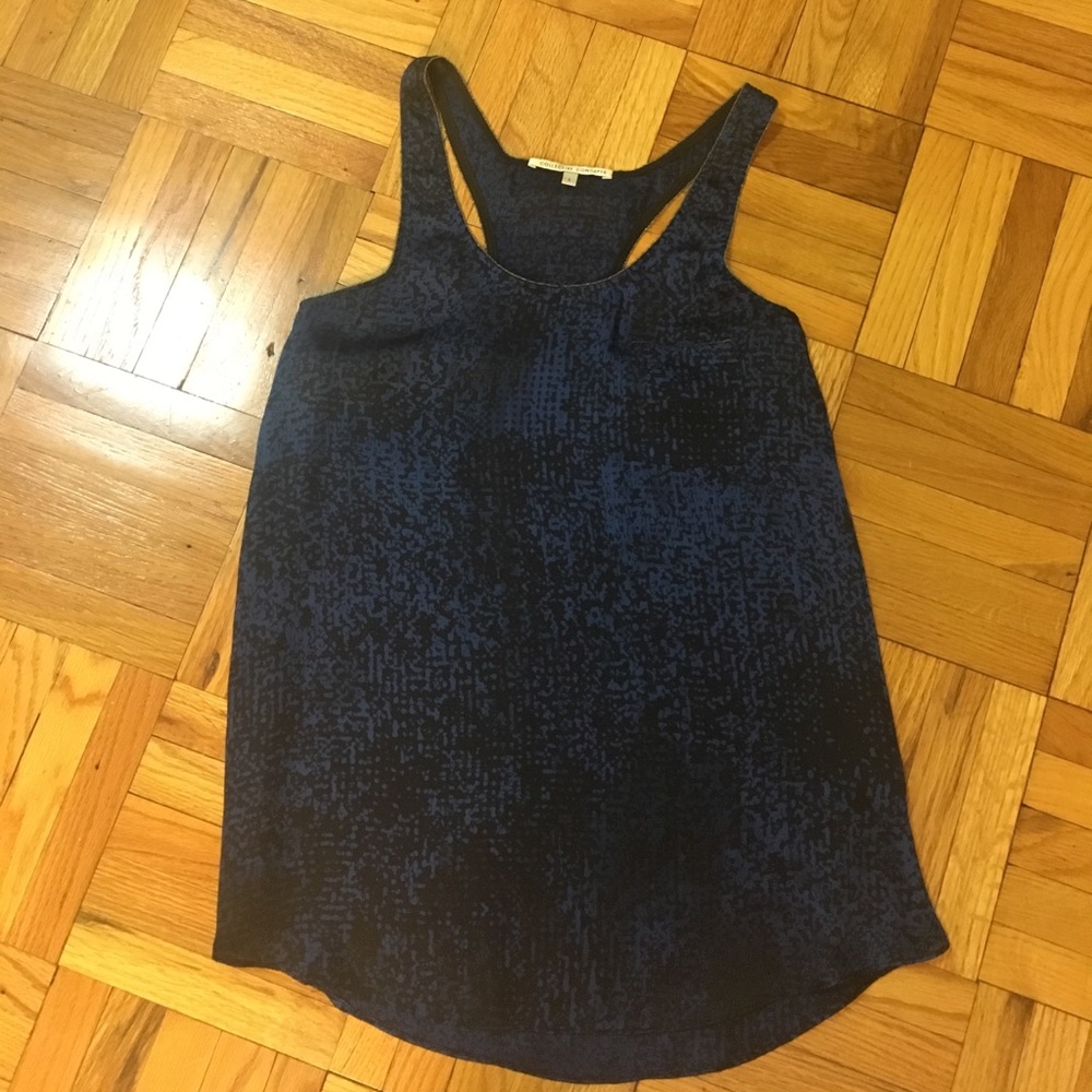Navy and black going out top with beaded trim