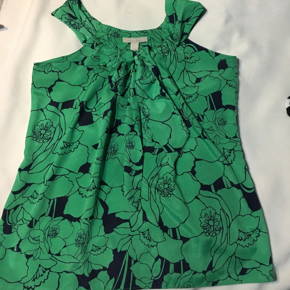 Banana Republic Sleeveless Bow Knot Blouse