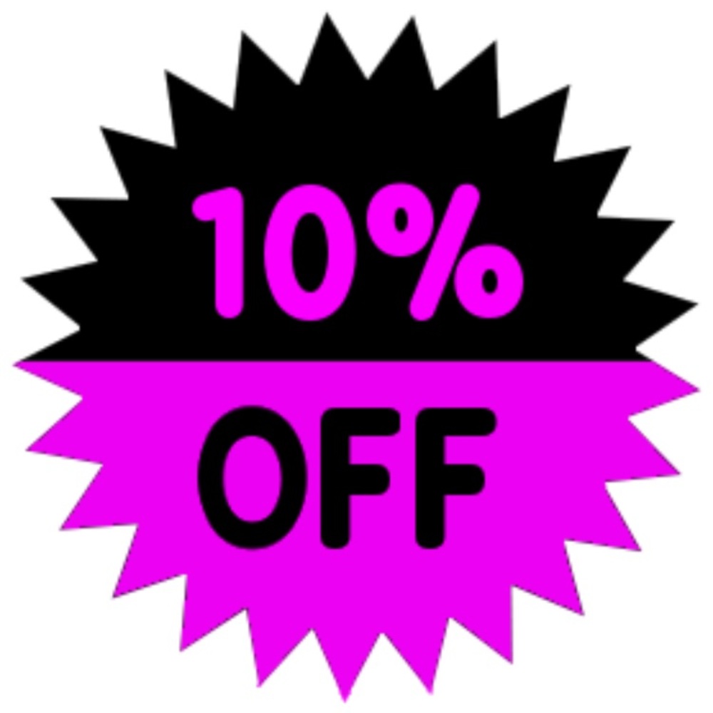 10 percent off