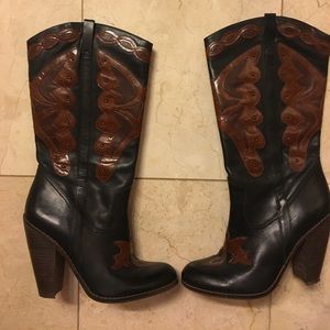 Jessica Simpson Okleann Heeled/Studded Boots