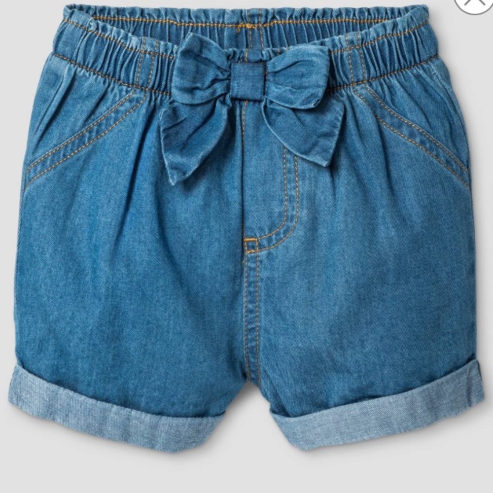 Blue jean shorts