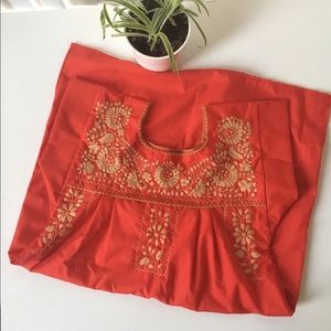 Hand embroidered dress