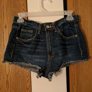 High rise shorts