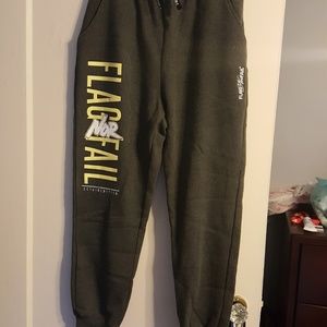 Men's Flag Nor Fail jogger sweat pants. RARE.