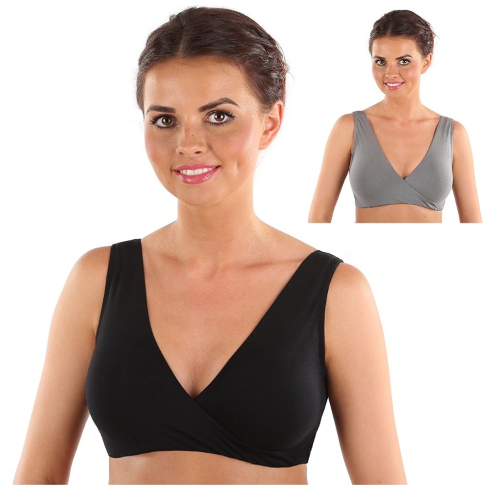 Modal nursing sleep bras size small 2pack