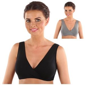 Modal nursing sleep bras size small 2pack