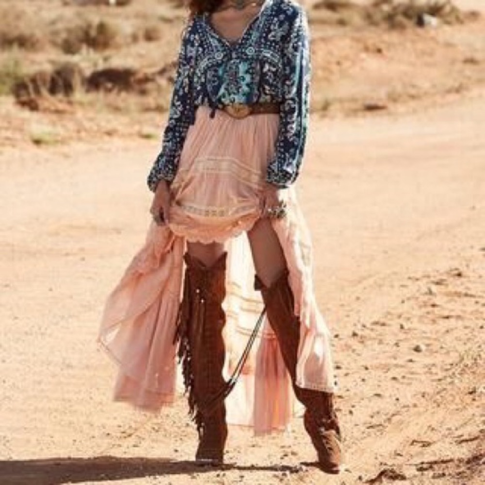 Spell Prairie Lace Skirt