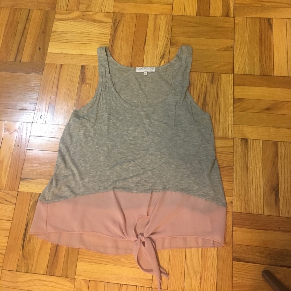 Top with fun trim and tie