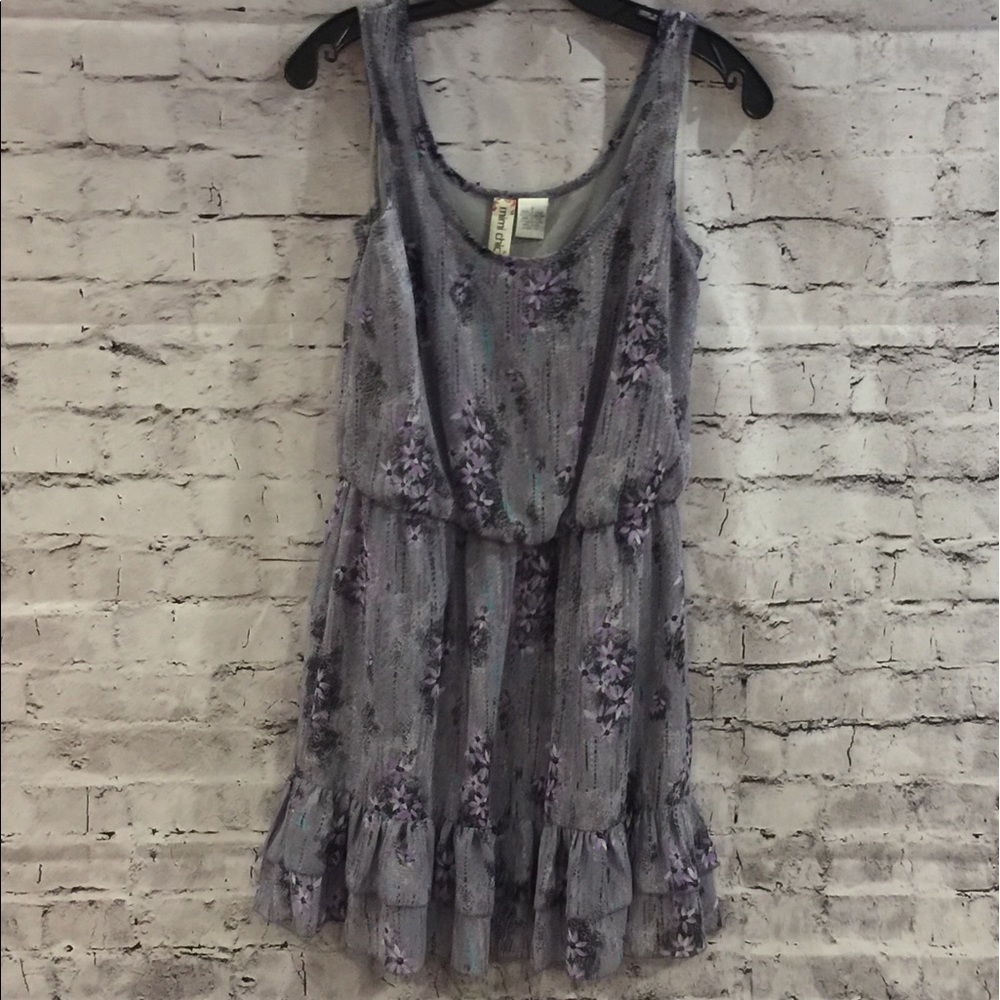 Mimi Chica Purple Floral Dress