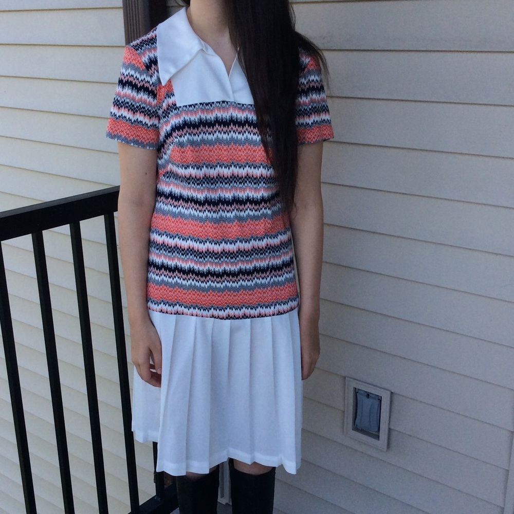 Vintage Pleated Dress
