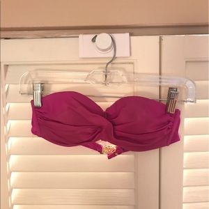 Victoria's Secret Strapless Purple Swimsuit