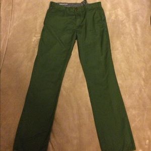 Green Bullhead Denim pants.