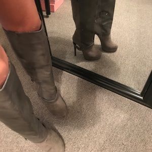 💖 OLIVE GREEN KNEE HIGH BOOTS💖