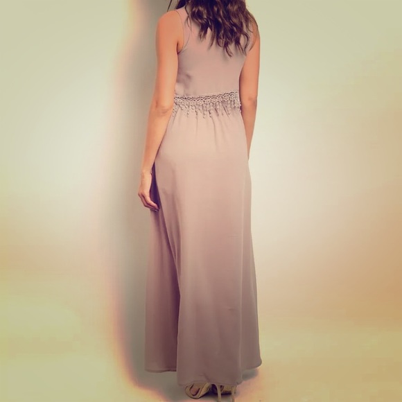 Marineblu Mocha Sleeveless Maxi Sundress sleeveless with slit - Picture 2 of 2