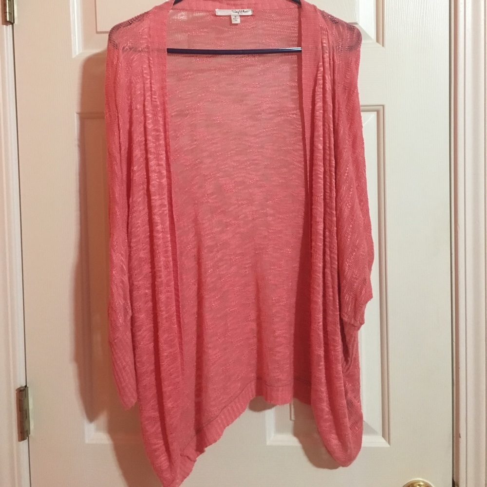 Pink cardigan from Say What?