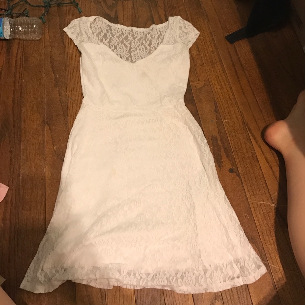 white dress