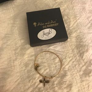 gold Alex and Ani bracelet