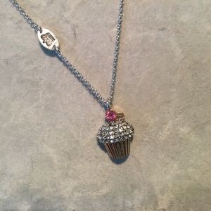 Juicy Couture cupcake charm necklace