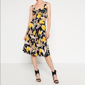 Zara Printed poplin top New with no tags