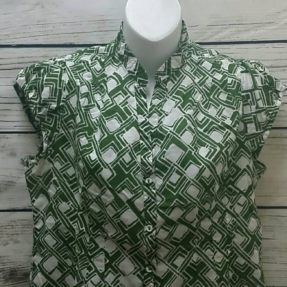 Banana Republic cap sleeve blouse