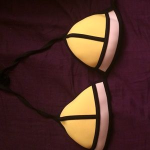 Never been worn Triangl bikini top