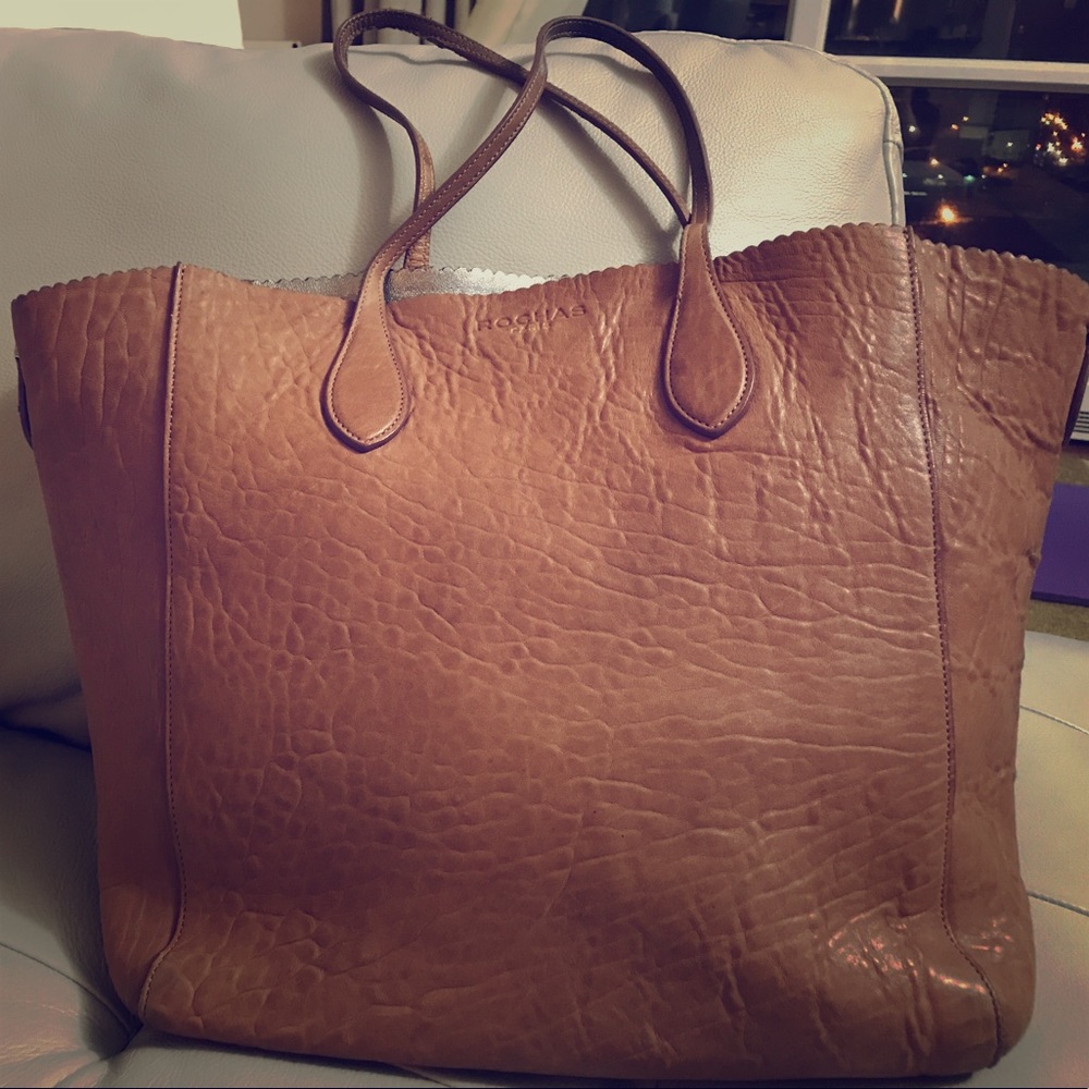 Rochas Paris tote bag (salmon pink)