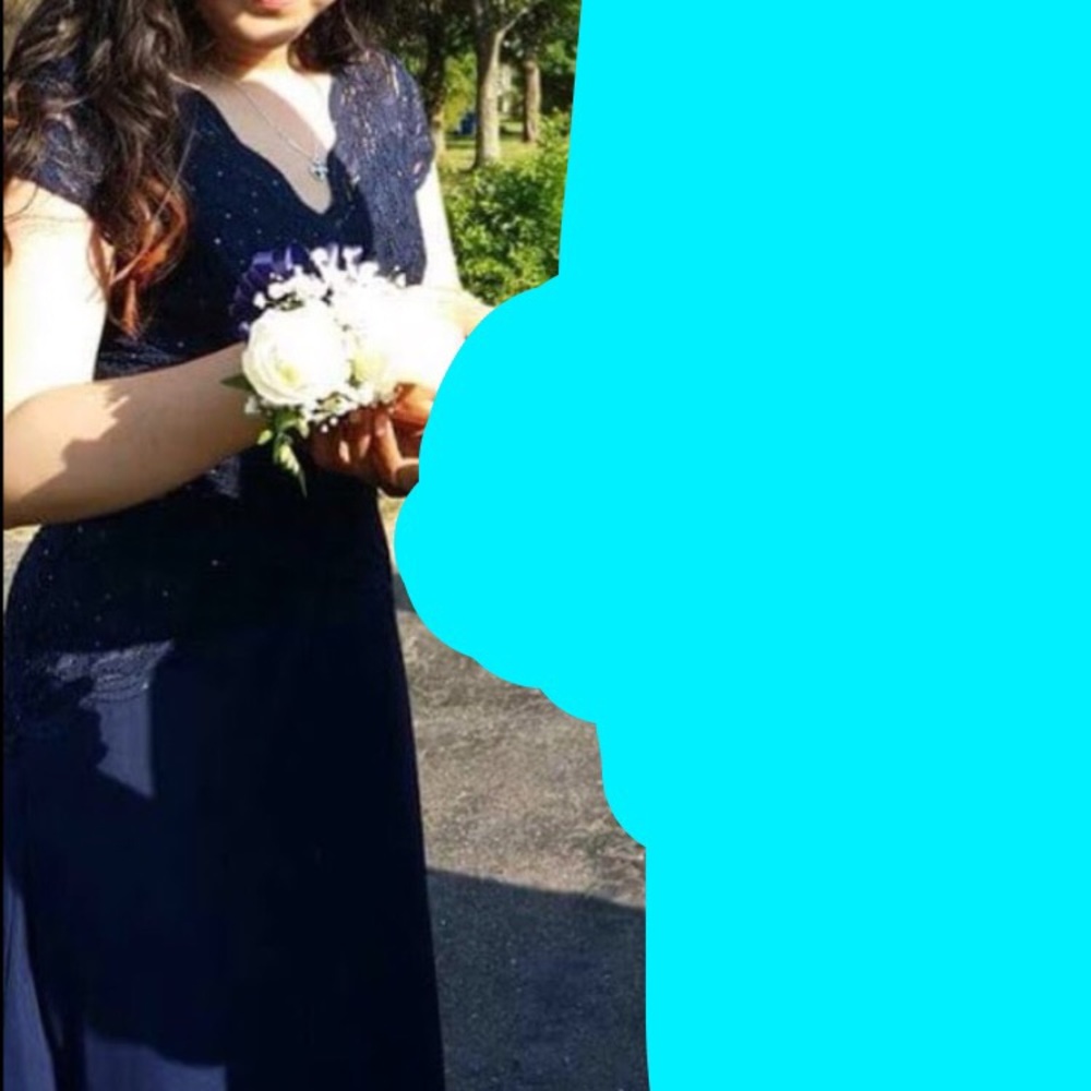 Navy blue dress