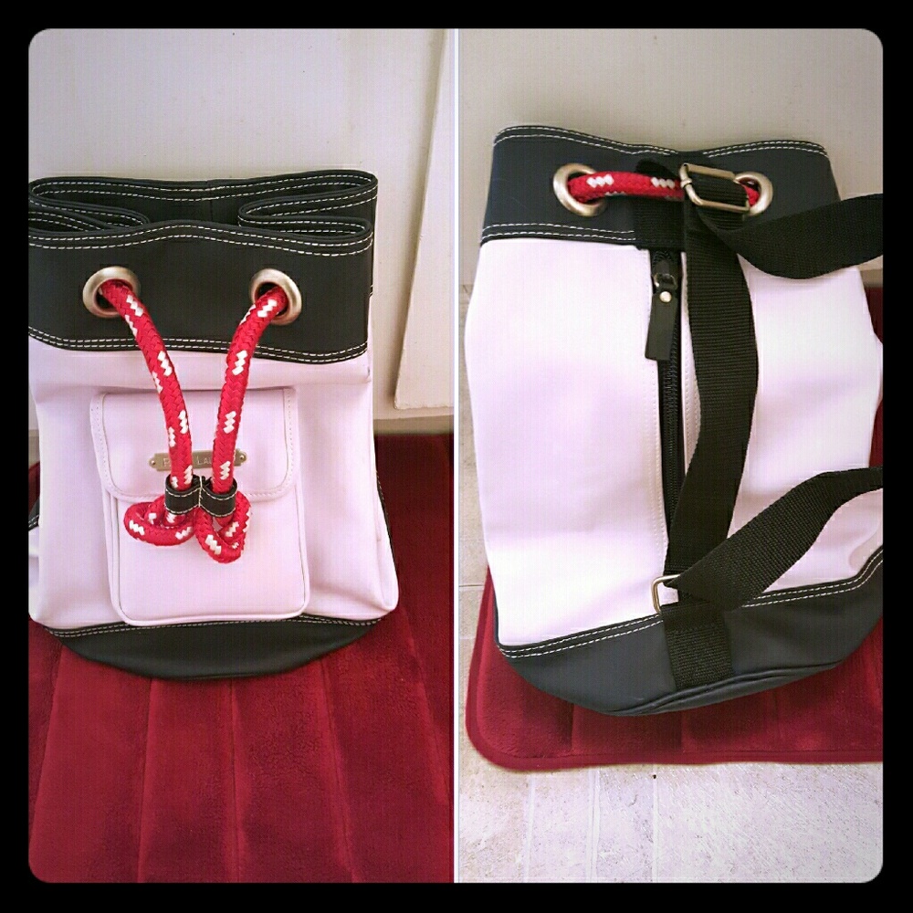 Red,white and blue ralph lauren bag