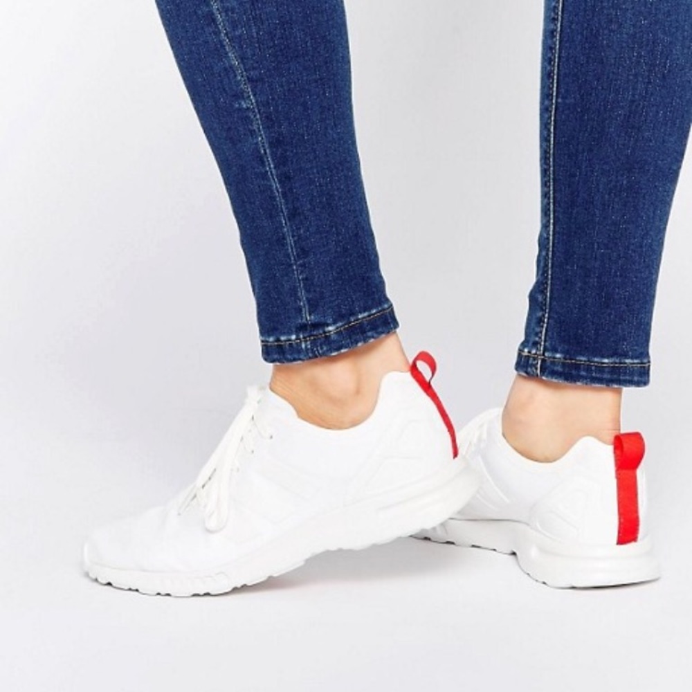 adidas Originals ZX Flux White Sneakers