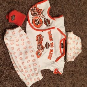 Harley Davidson set 3-6m