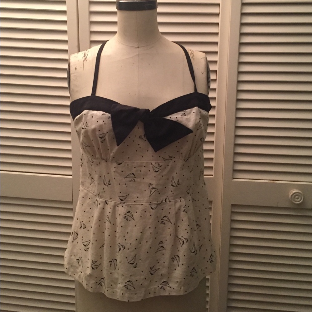 Super cute sail boat top Urban Outfitters