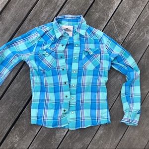 Mint and Blue Flannel