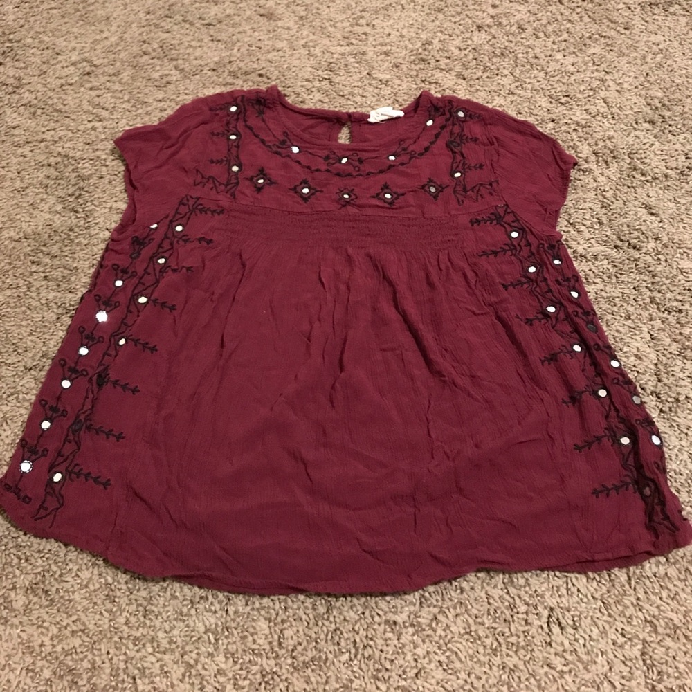 L.A. Hearts shirt with mirrors