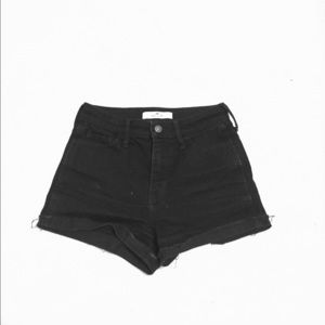 Hollister High Waisted Black Short Shorts