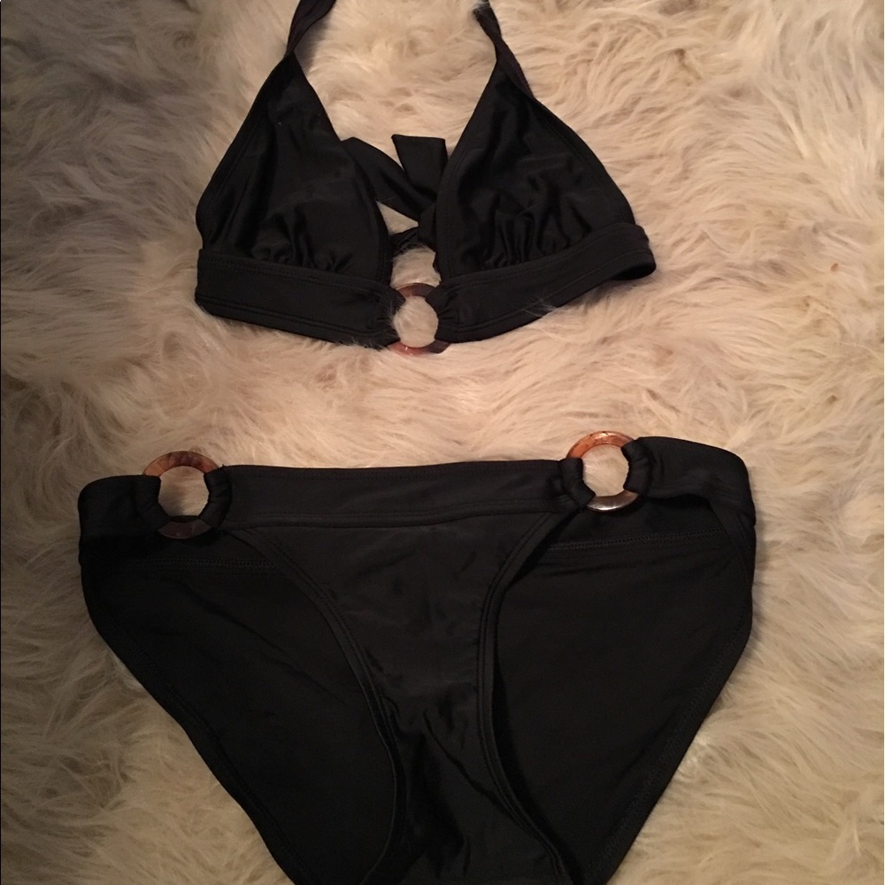 Black bikini ..