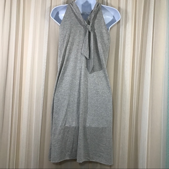 Michael Stars Silver Halter Trapeze Dress - Picture 6 of 7