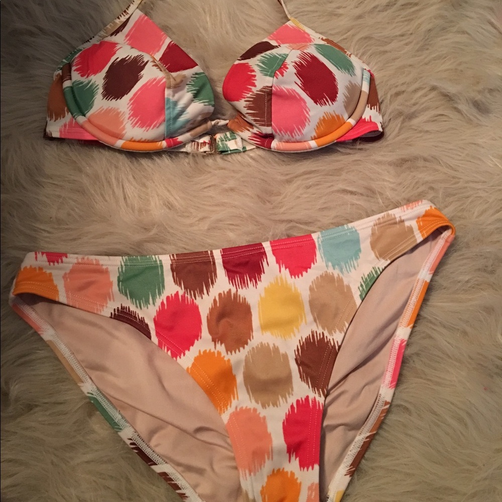 Victoria secret multi colored bikini 👙
