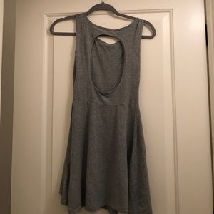 Brandy Melville grey open back dress