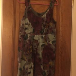 Madewell watercolor floral dress