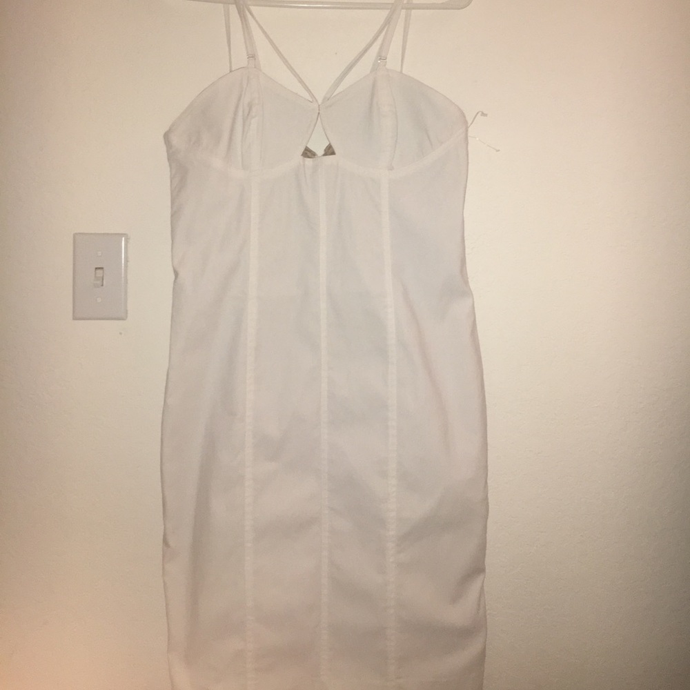 White spandex Mini Dress