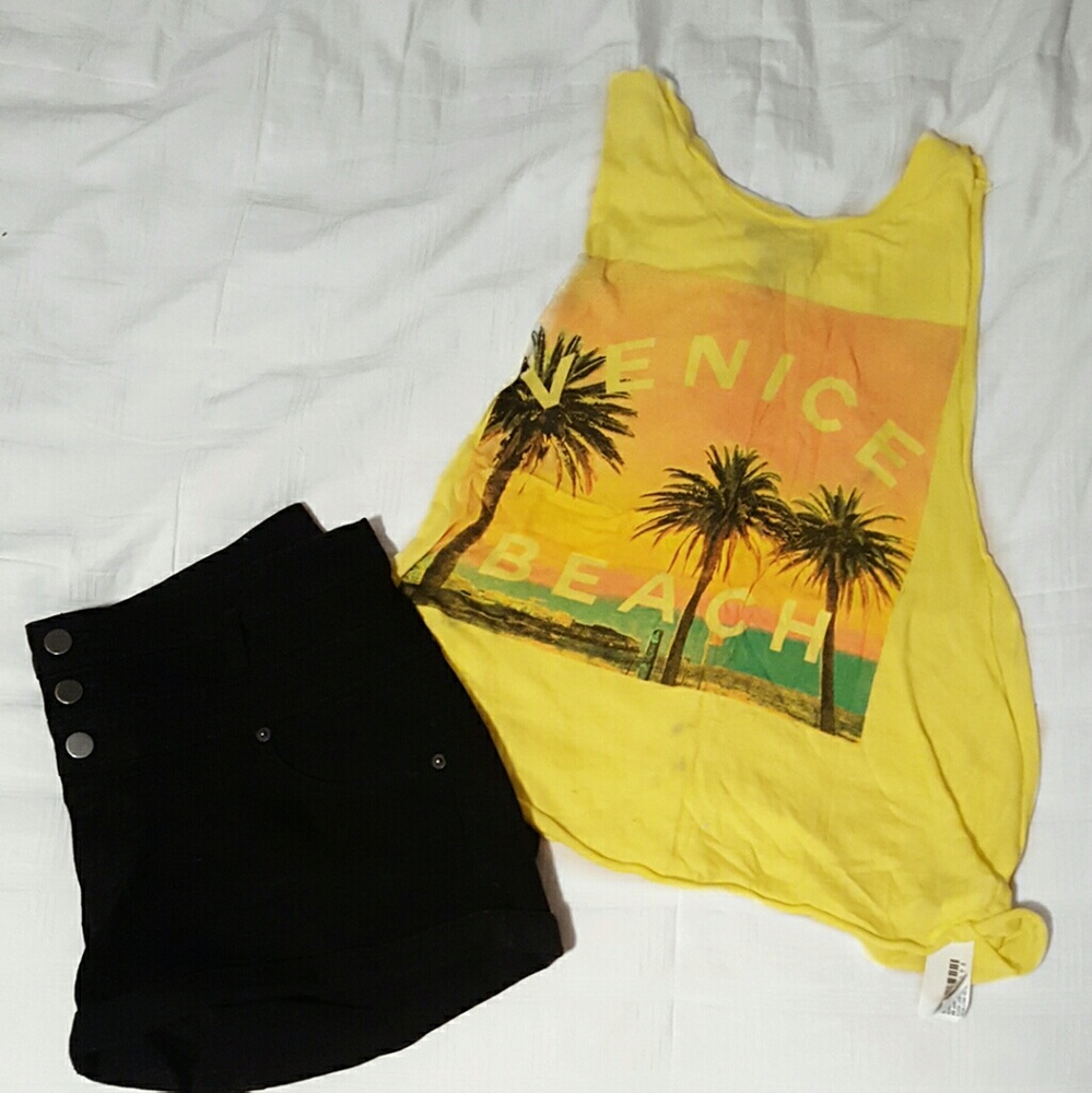 Yellow Muscle Tee