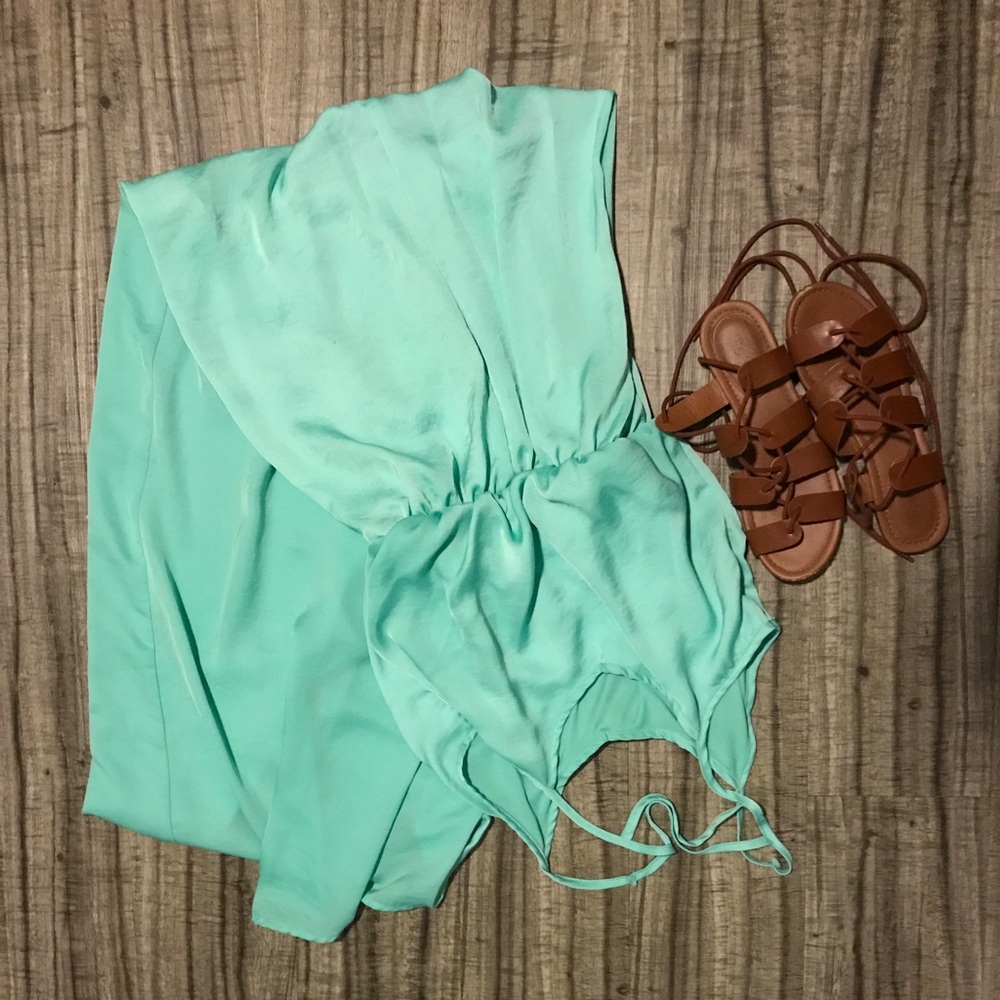 Mint maxi dress