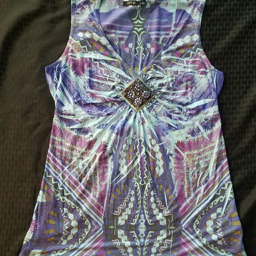 Sleeveless summer top