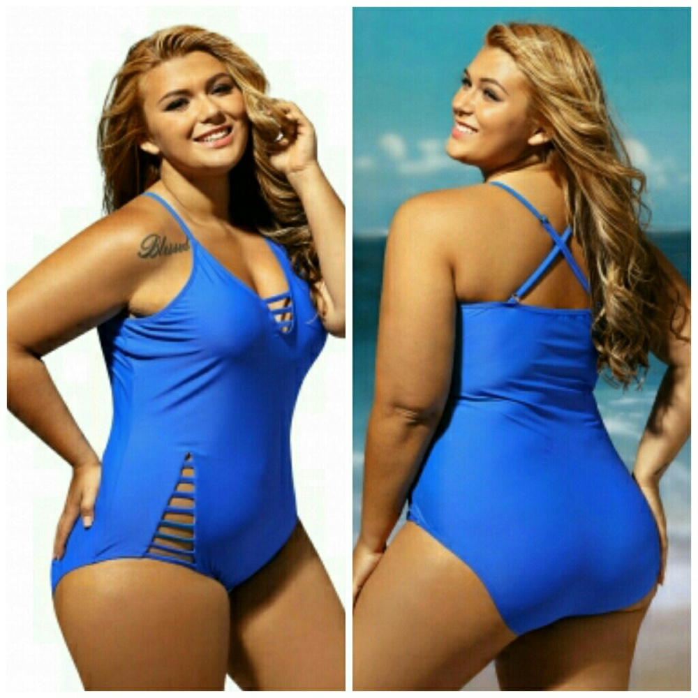 [Large] Something Blue Monokini Swimsuit