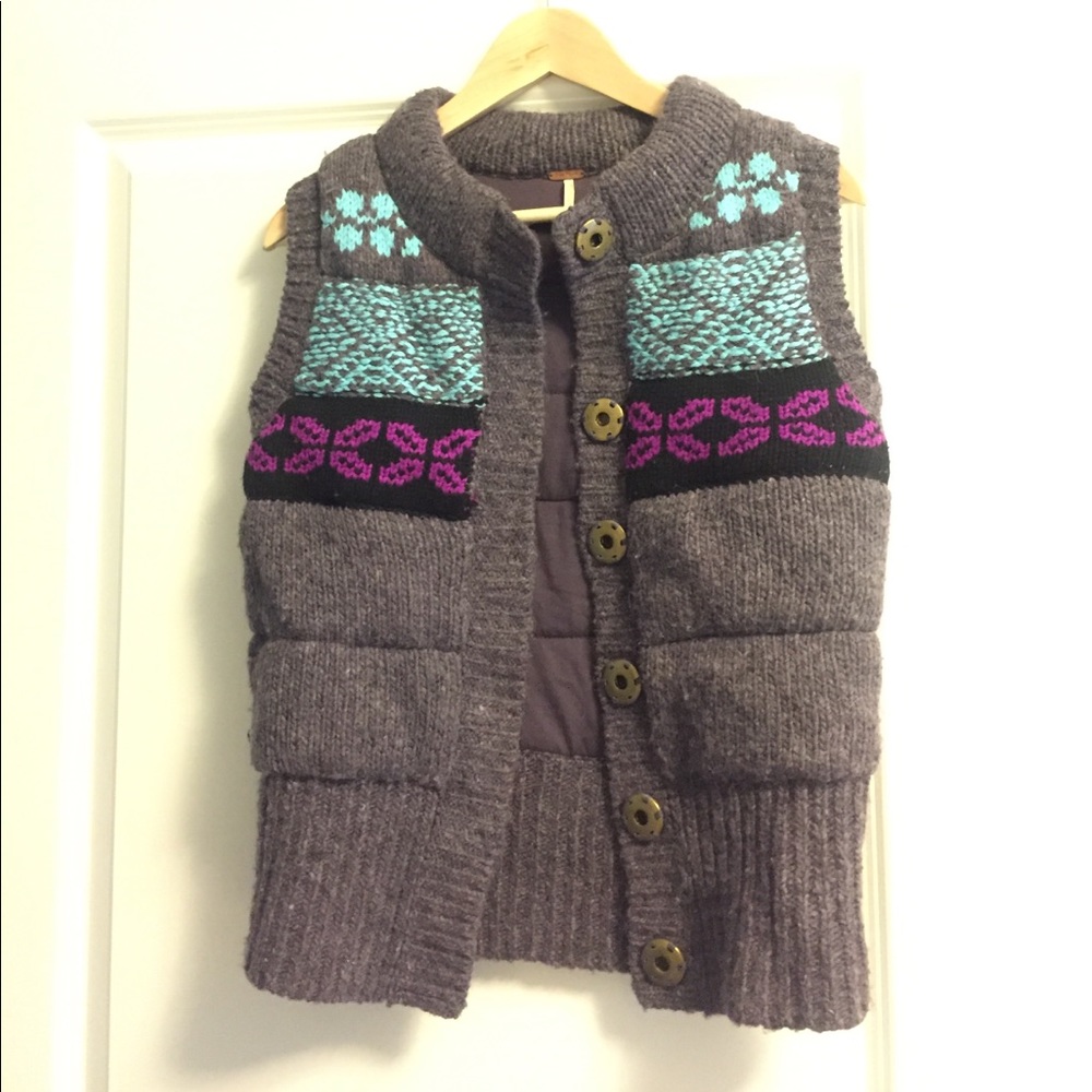 Free people sweater vest size small