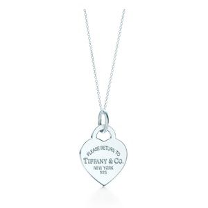 Tiffany "return to Tiffany" silver heart necklace