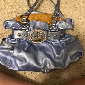 Kathy Van Zeeland Cinderella Blue Purse