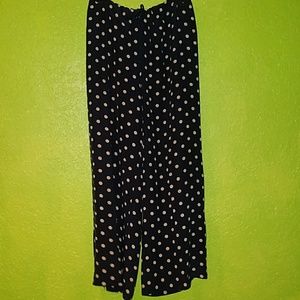 Wide Leg Silk Drawstring Pants Ralph Lauren