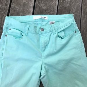 Mint Ankle Jeans