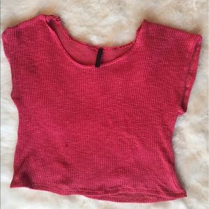 Pink Crotchet Top
